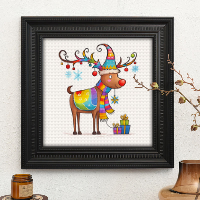  Cross Stitch Kit - Christmas Deer | Diy For Christmas Gift | Perfect For Christmas Tree Decor - image 10