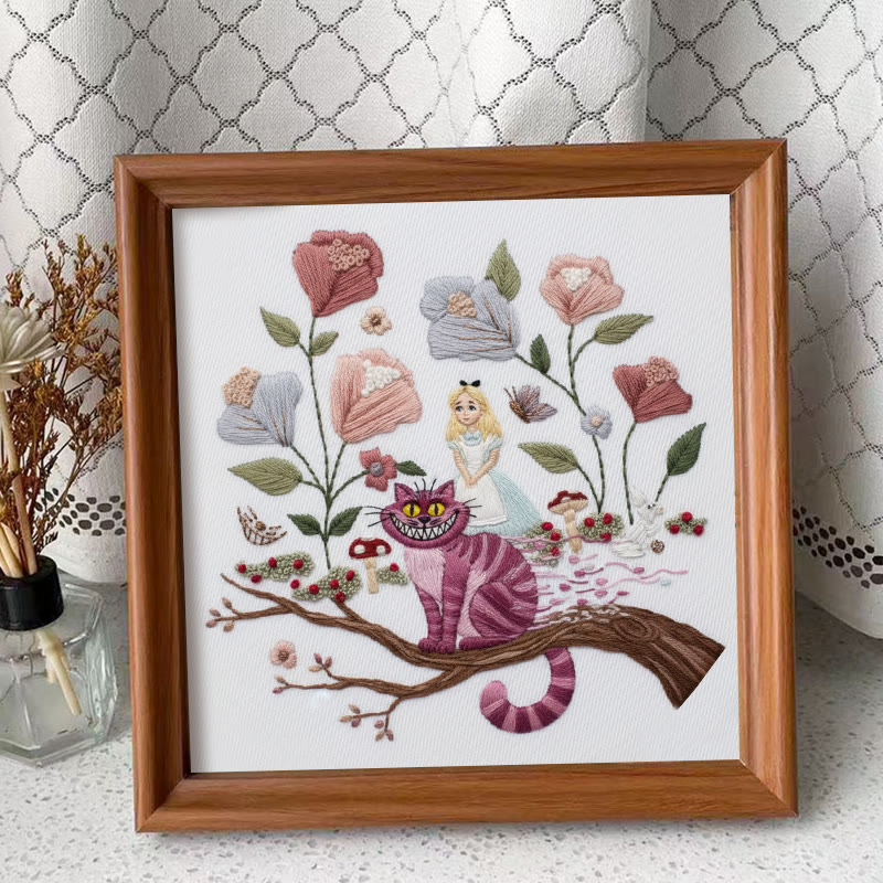 Rubbyoo Embroidery Kit - Whimsical Garden | Adorable Handmade Craft |  Diy Needle Art  - Embroidery Kit Plus An Extra Frame - image 8