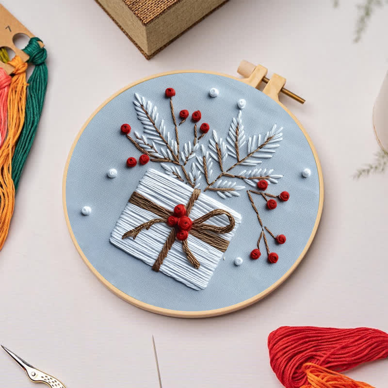 Rubbyoo Embroidery Kit - Christmas Gift Box - image 5