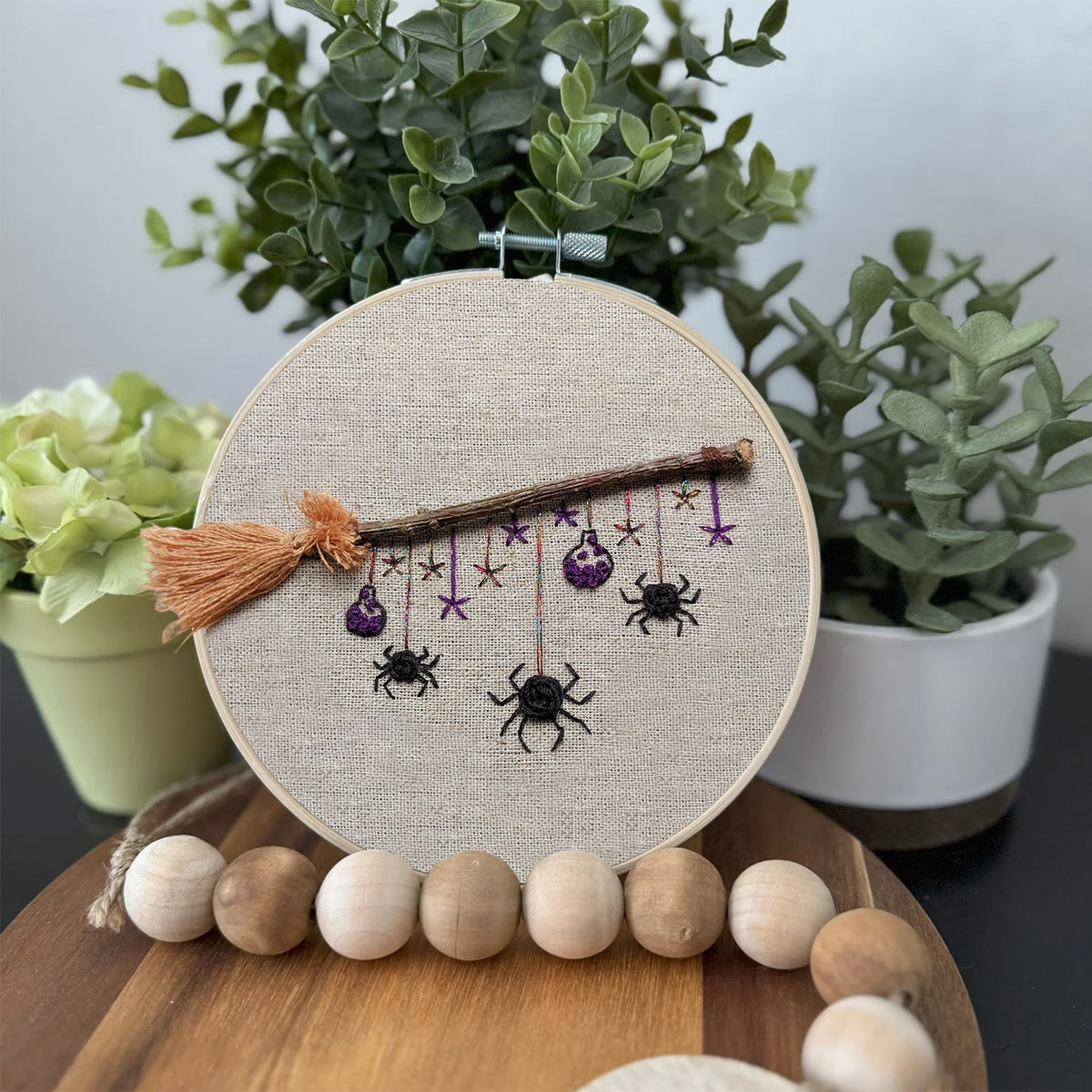 Rubbyoo Embroidery Kit - Halloween Spider | Creative Spooky Craft | Halloween Desk Decor - image 7