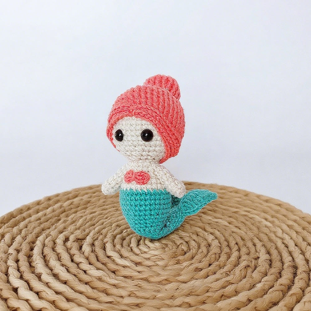 Diy Handmade Mermaid Crochet  Kit - Nice Gifts For Her | Perfect For Bag Pendant - image 4