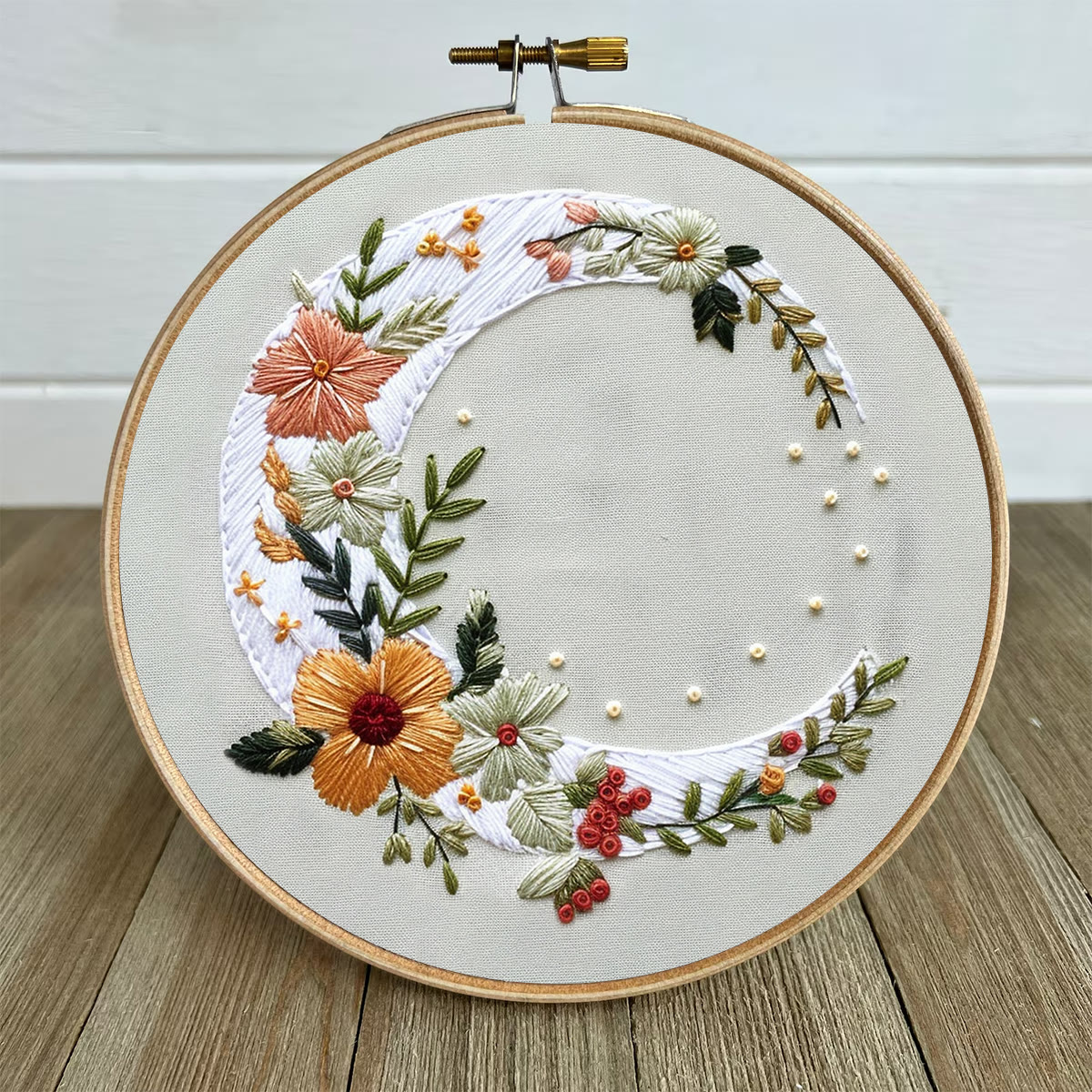 Rubbyoo Embroidery Kit- Flower Moon - image 6