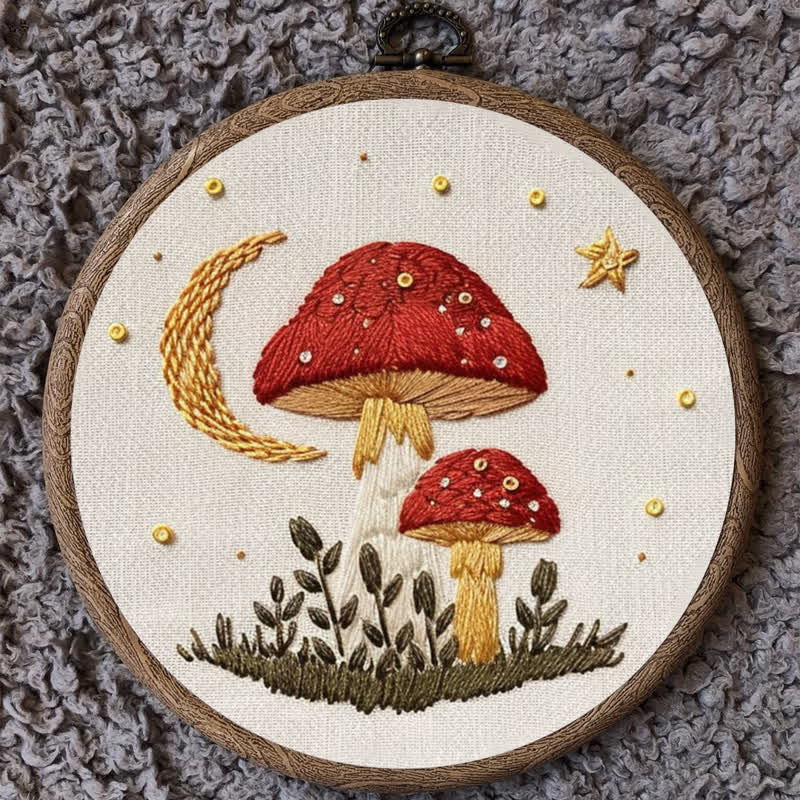 Rubbyoo Embroidery Kit - Woodland Mushroom - image 9