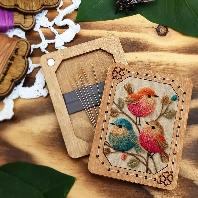 Rubbyoo Embroidery Kit - Vibrant Birds | Animal Hoop Art | Handmade Room Ornament - image 9