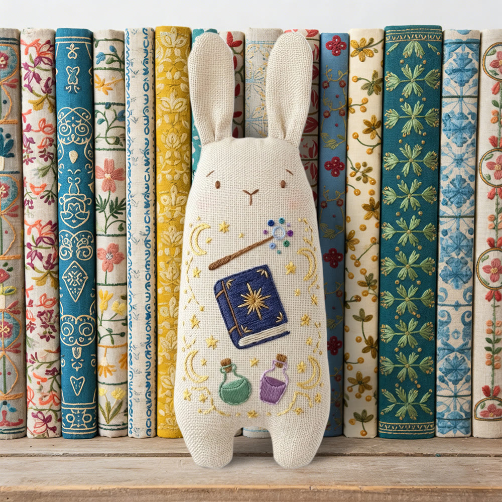 Rubbyoo Bunny Toy Embroidery Kit - Magic Potion | Creative Handmade Art | Sewing Gift For Easter - image 6