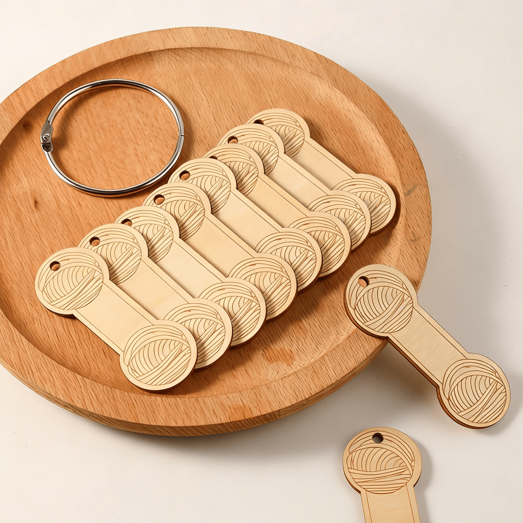 Embroidery Floss Bobbins - 10-piece Thread Organizer | Perfect For Crafters  - Socks - 10pcs - image 3