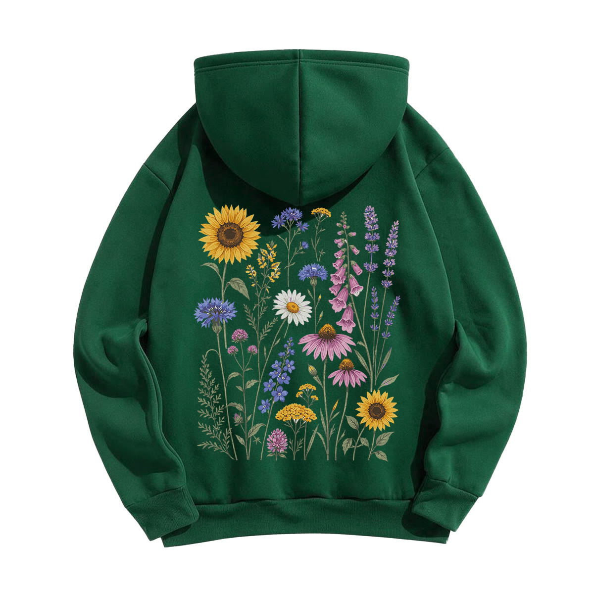 Rubbyoo Sunflower Garden Unisex Hoodie For Flower Lover - image 24