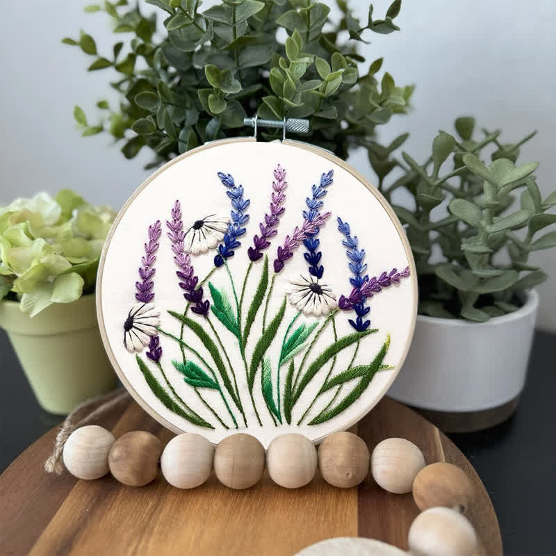 Rubbyoo Embroidery Kit - Floral Diy Craft Kits - image 2