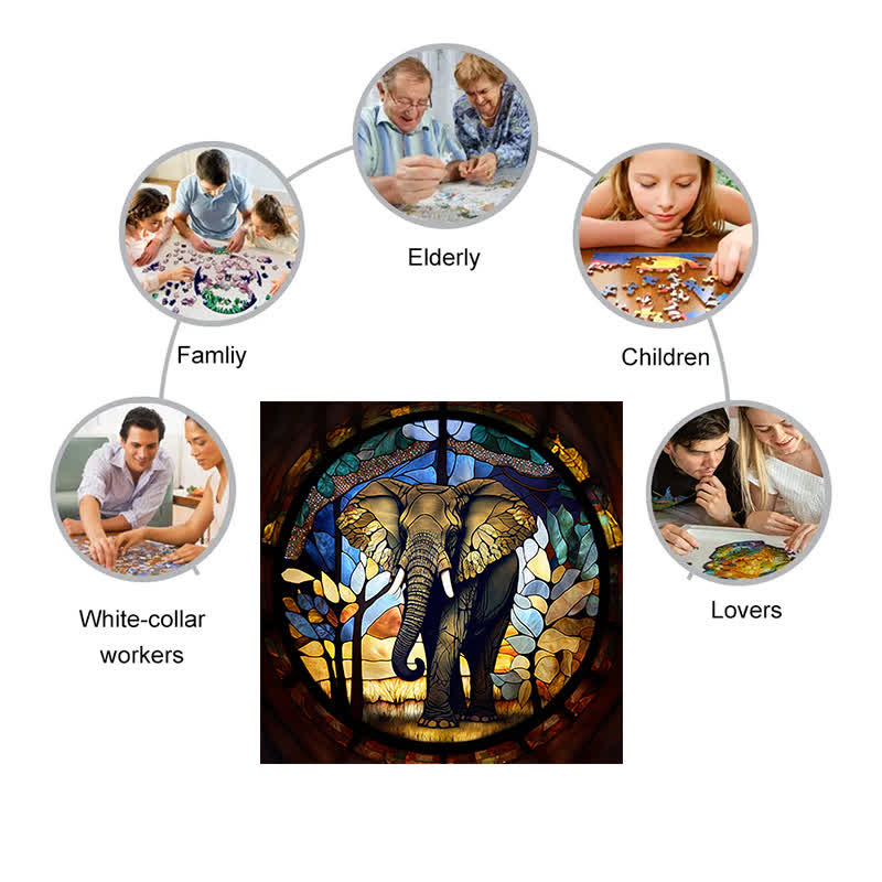 Africa Wildlife - Wooden Jigsaw Puzzle