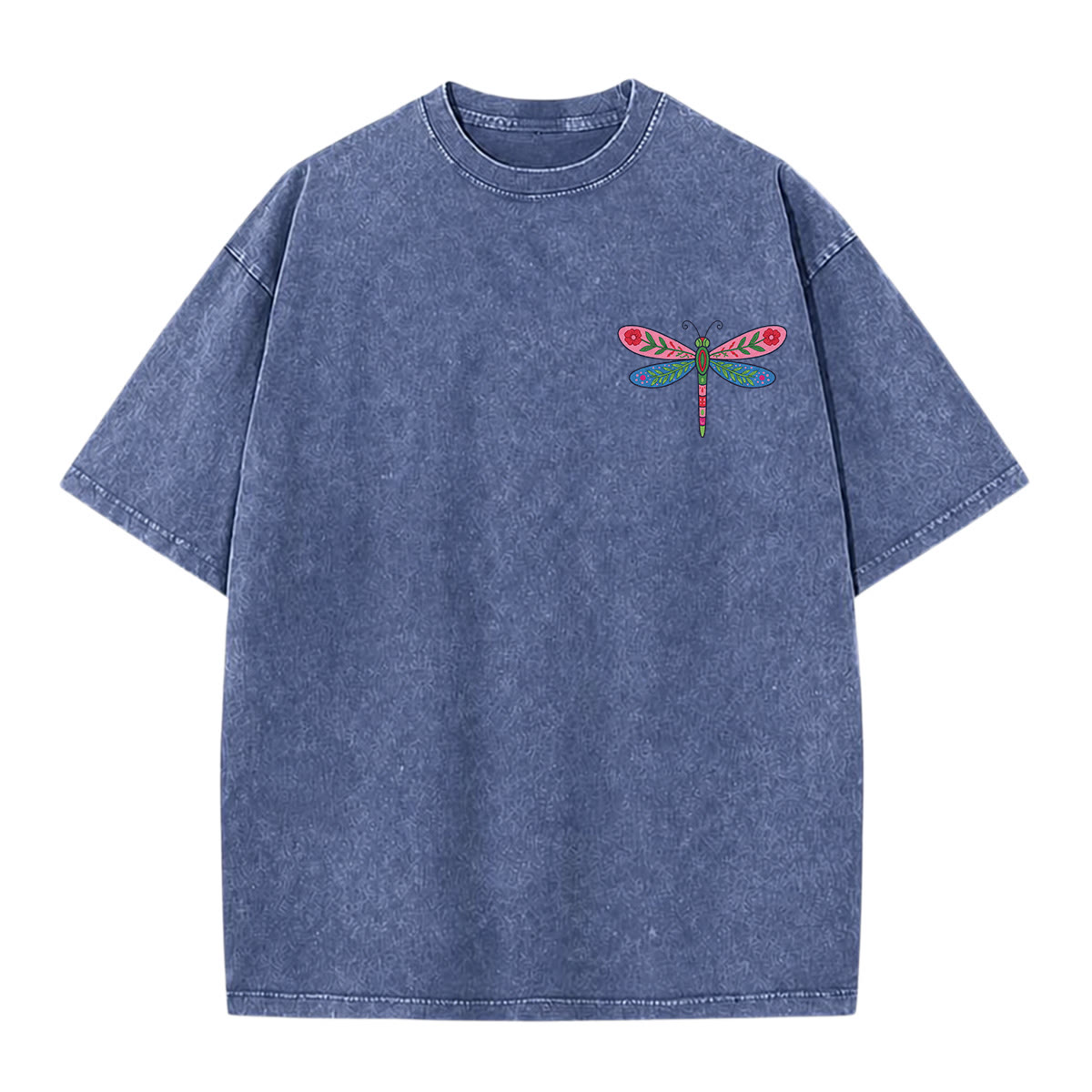 Rubbyoo We All Flit Above The Soft Water Double Sided Unisex Washed T-shirt - image 8