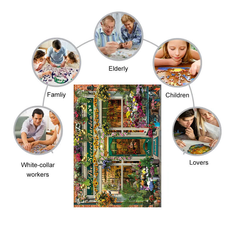 The Secret Garden - Wooden Jigsaw Puzzle