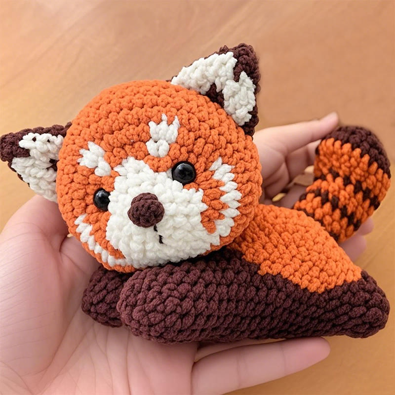Diy Handmade Red Panda Crochet Kit - Animal Collection Craft | Unique Gifts For Friends - image 3