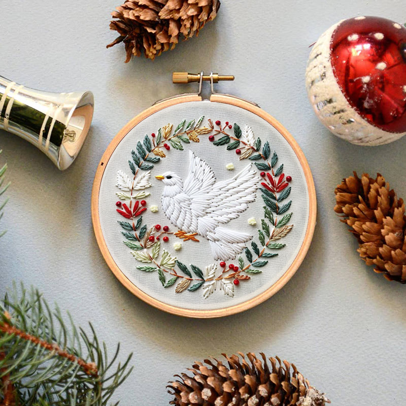 Rubbyoo Embroidery Kit- Dove Of Peace - image 8