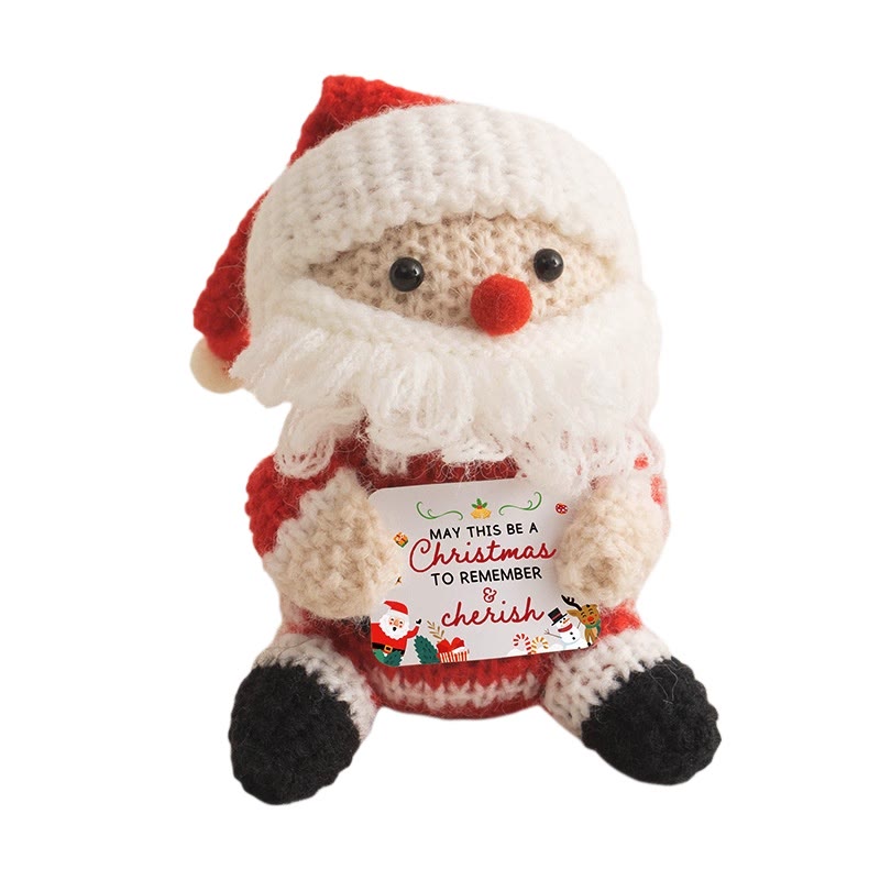 Rubbyoo Crochet Christmas Ornament - Cute Figurine For Festive Display | Cozy Seasonal Shelf Decoration - Santa - image 8
