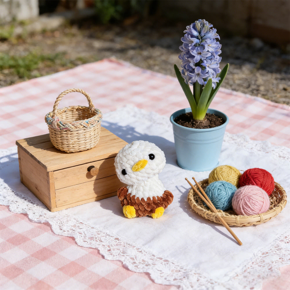 Diy Handmade Little Duck Crochet Kit - Diy Soft Toy For Kid | Easy Handmade Gift  - image 4