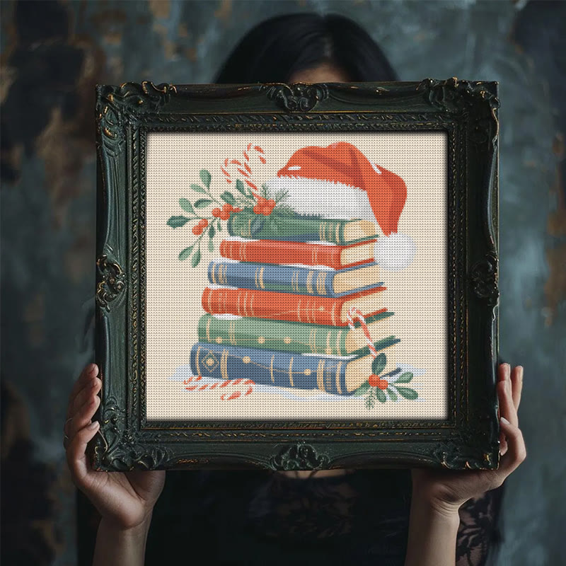 Cross Stitch Kit - Christmas Book | Christmas Home Decoration | Creative Needle Artwork - image 10