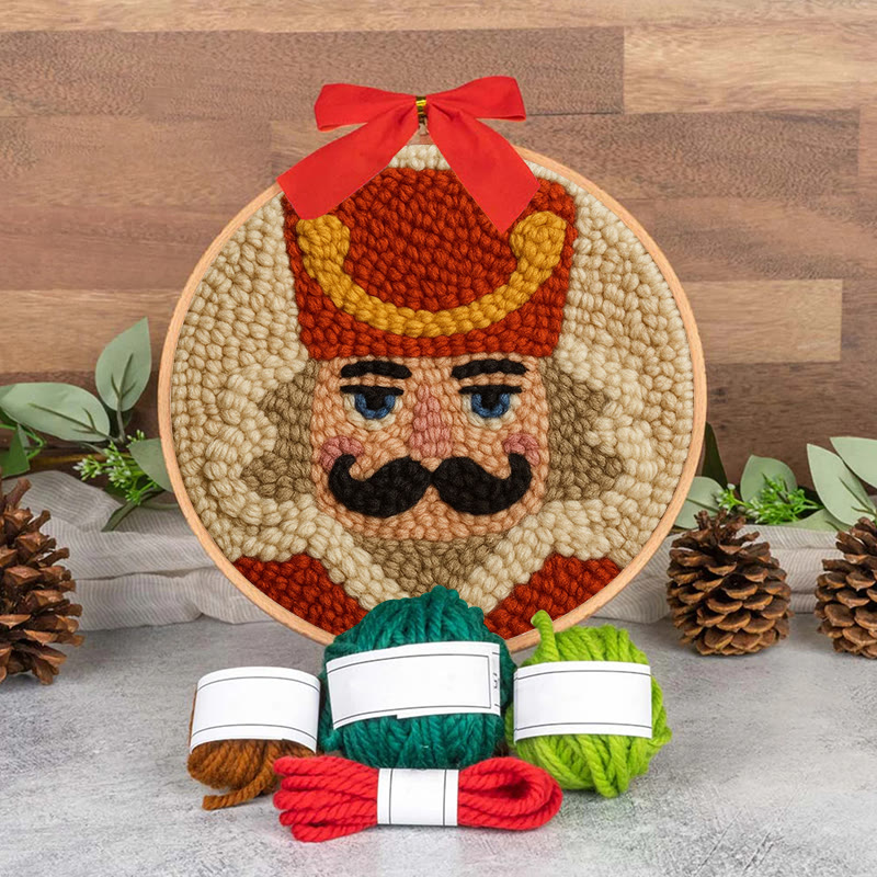 Christmas Soldier Punch Needle Kit - Christmas Tree Decor | Easy Handmade Craft - image 4