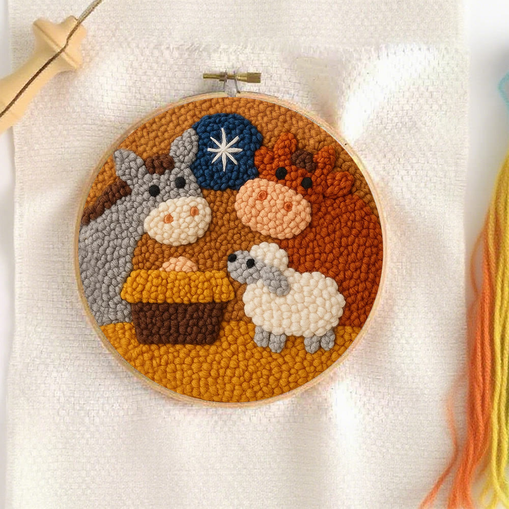 Lush Green Luna Moth Punch Needle Kit – Novice-friendly Starter Diy | Delightful Handcraft Activity - image 6