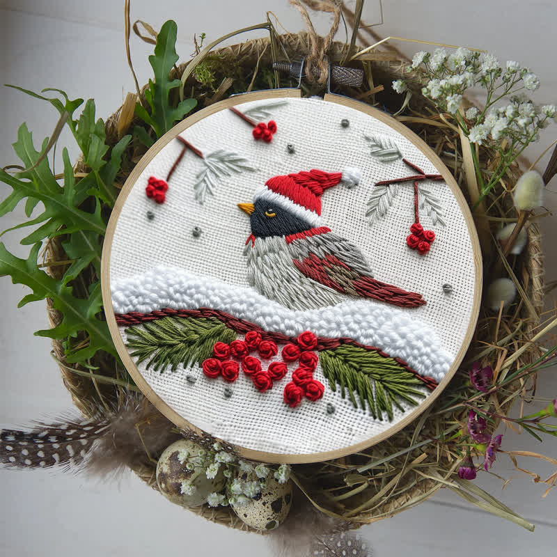 Rubbyoo Embroidery Kit - "Little sparrow"  Christmas Gift  - image 9