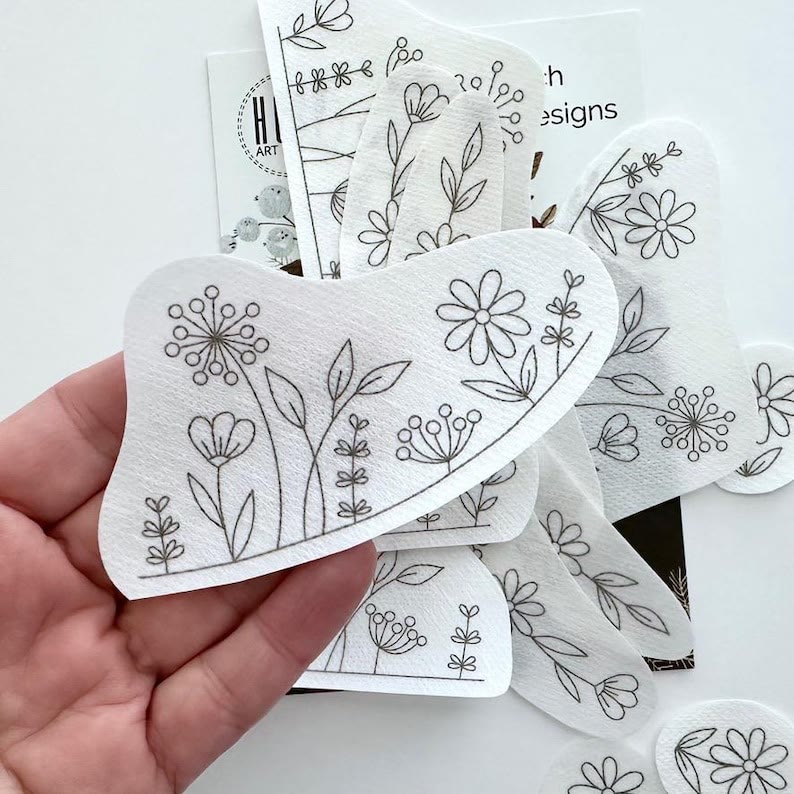  Floral Stick And Stitch Patterns | Perfect For Decorating Cloths | Beginner Embroidery Stitch - image 4