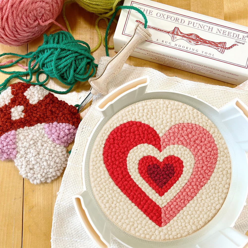 Gradient Layered Heart Punch Needle Kit – Valentine's Day Gifting Selection | Cozy Home Decor - image 12