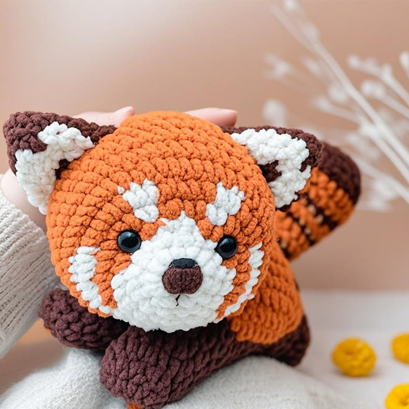 Diy Handmade Red Panda Crochet Kit - Animal Collection Craft | Unique Gifts For Friends - image 5