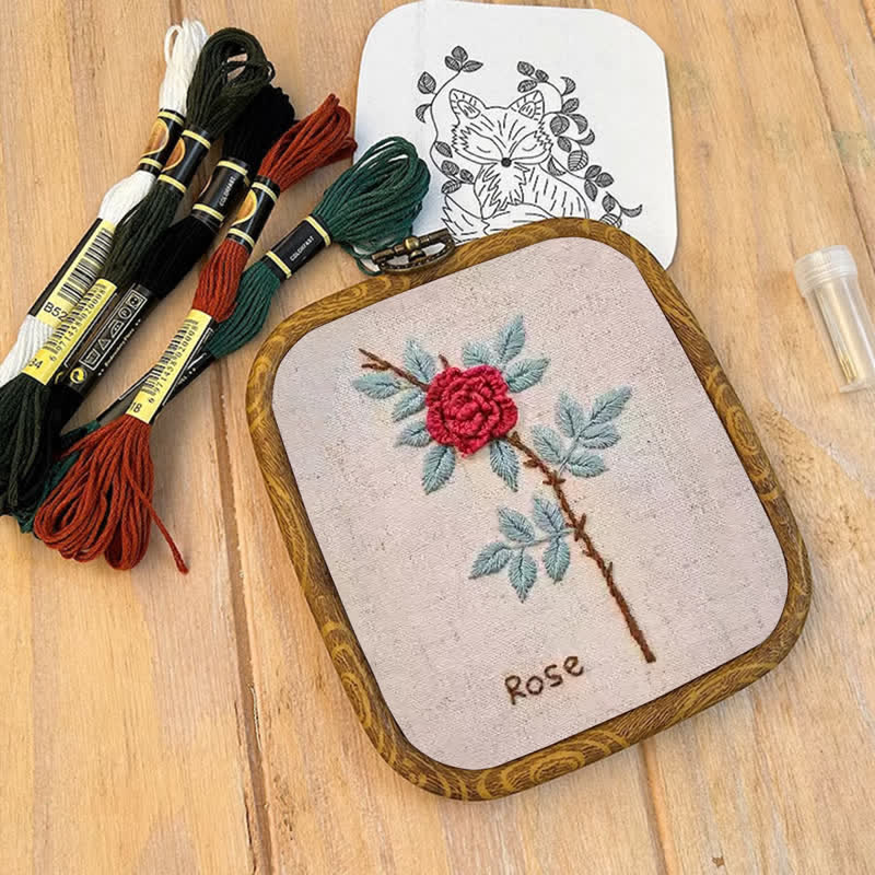 Rubbyoo Embroidery Kit- Rose Flower Needlecraft Kit - image 10