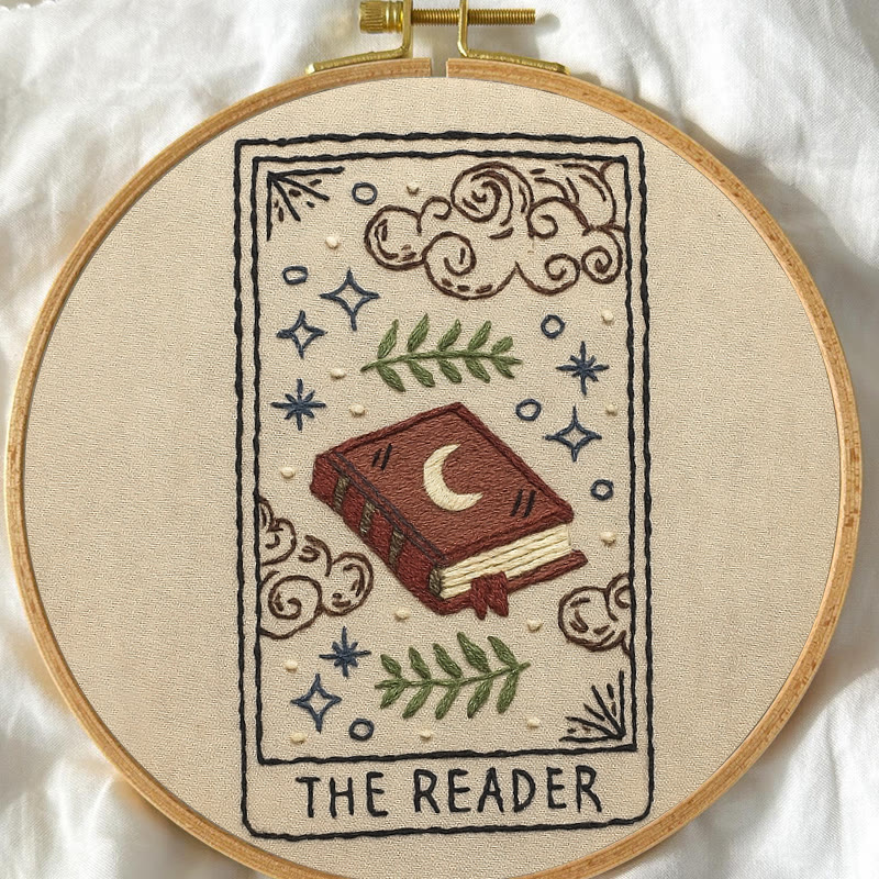 Rubbyoo Embroidery Kit - Witchy Book | Easy Handmade Decor | Gifts For Book Lover  - image 7