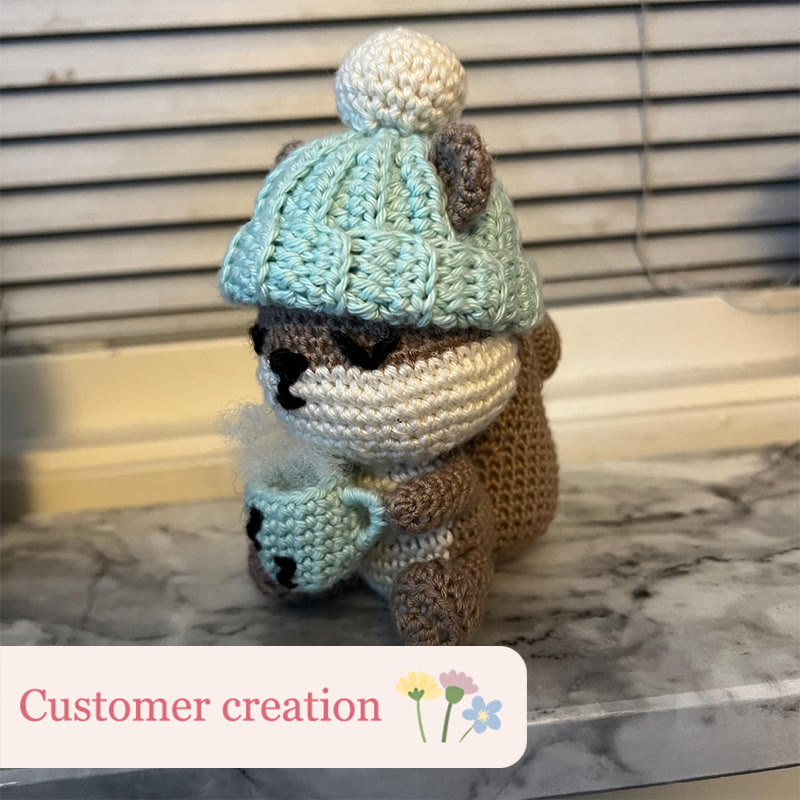 Diy Handmade Sleepy Squirrel Crochet Kit - Cute Sewing Doll | Perfect For Handmade Beginner - image 9