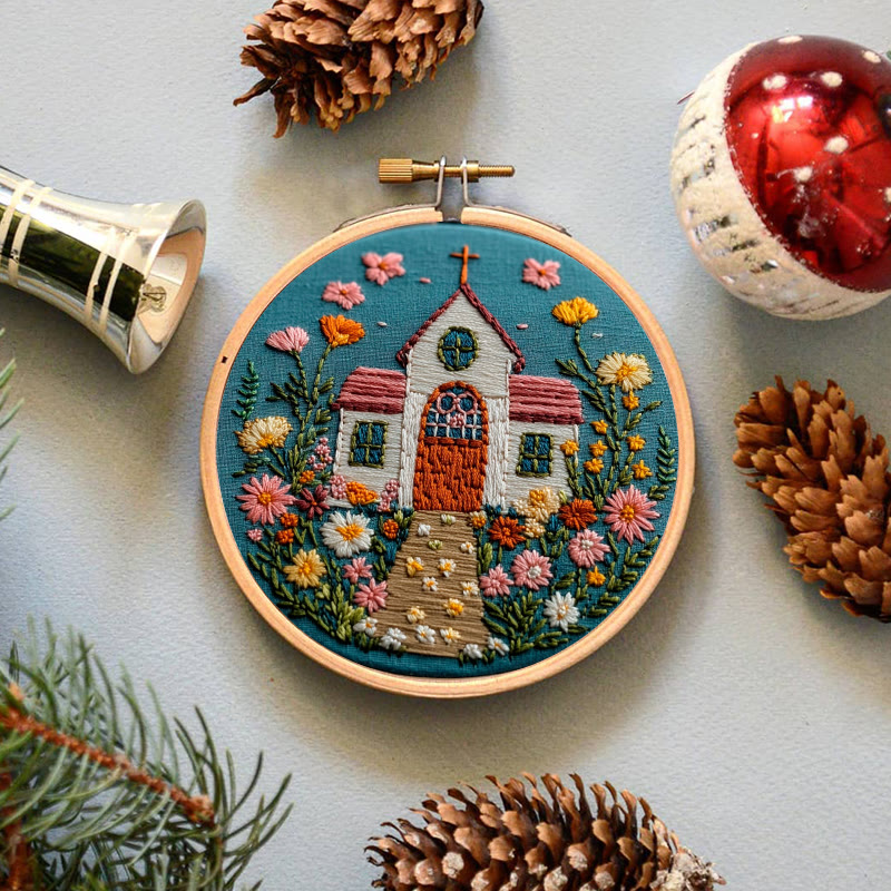 Rubbyoo Embroidery Kit-  Bible Verse Chruch - image 5