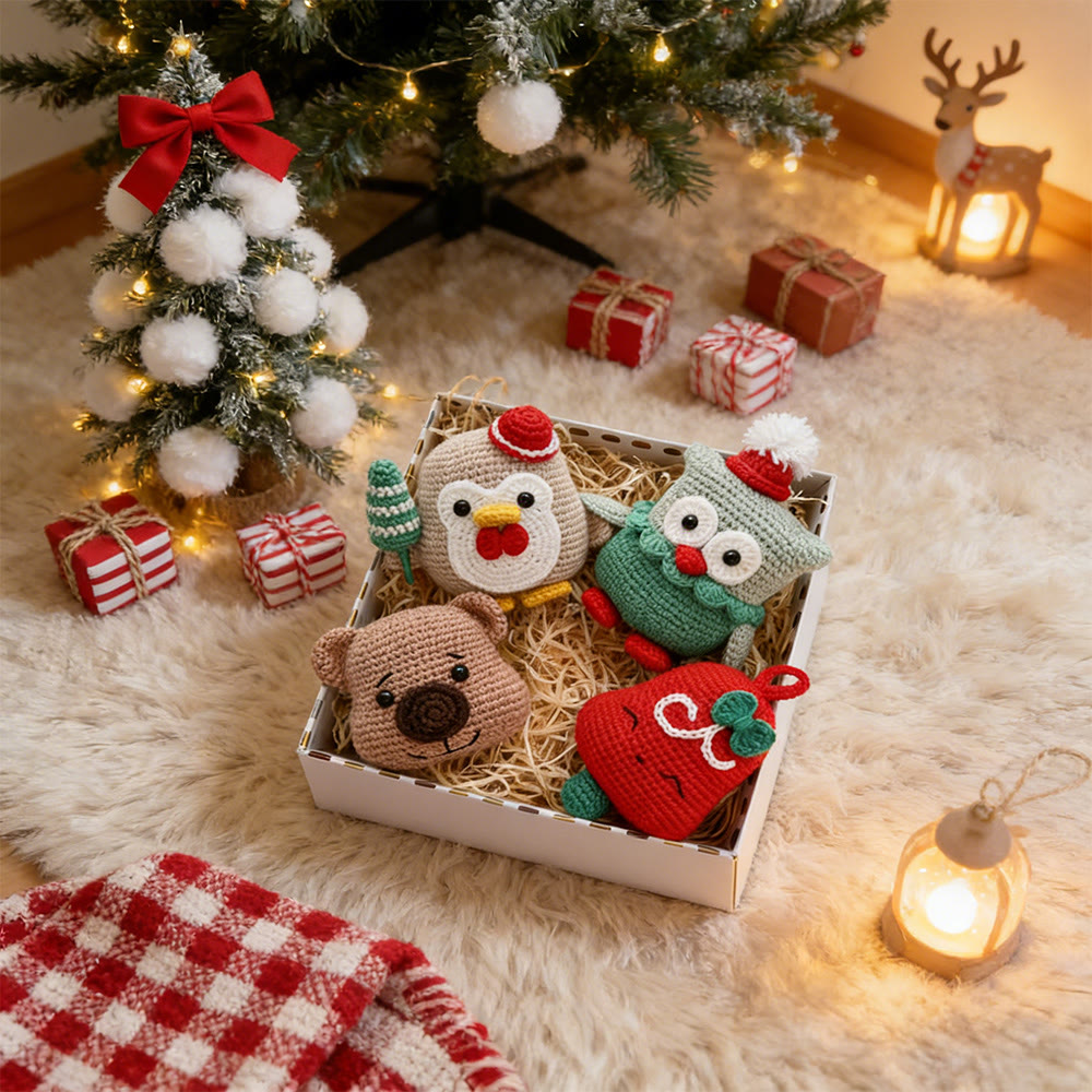 Diy Handmade Holiday Animal Crochet Kit - Handmade Christmas Collection | perfect doll for kid - image 7