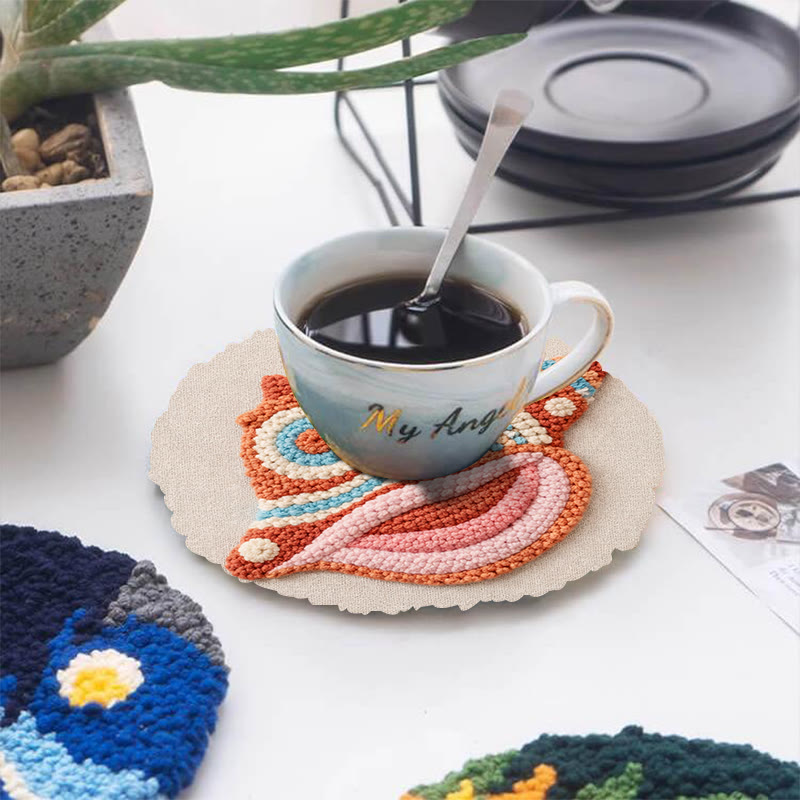 Bohemian Conch Punch Needle Kit - Beginner Suited Craft | Unique Home Accent - image 5