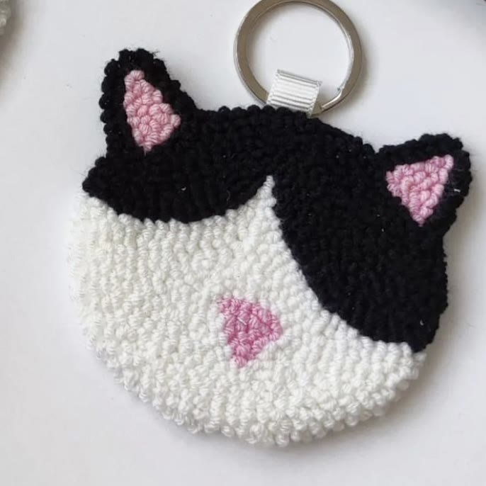 Punch Needle Cat Series Coaster Kits - Cat Lovers Birthday Gift | Diy Fridge Magnets | Perfect For Home Decor - P  - image 14