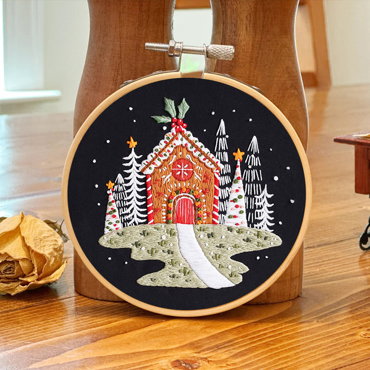 Rubbyoo Embroidery Kit  Christmas House  - image 7