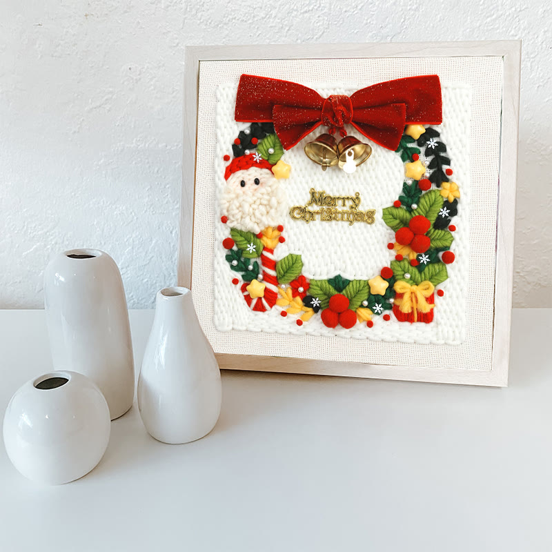 Christmas Series Square Punch Needle Kit - Personalized Needle Craft | Nice Christmas Decorative Gifts  - image 14