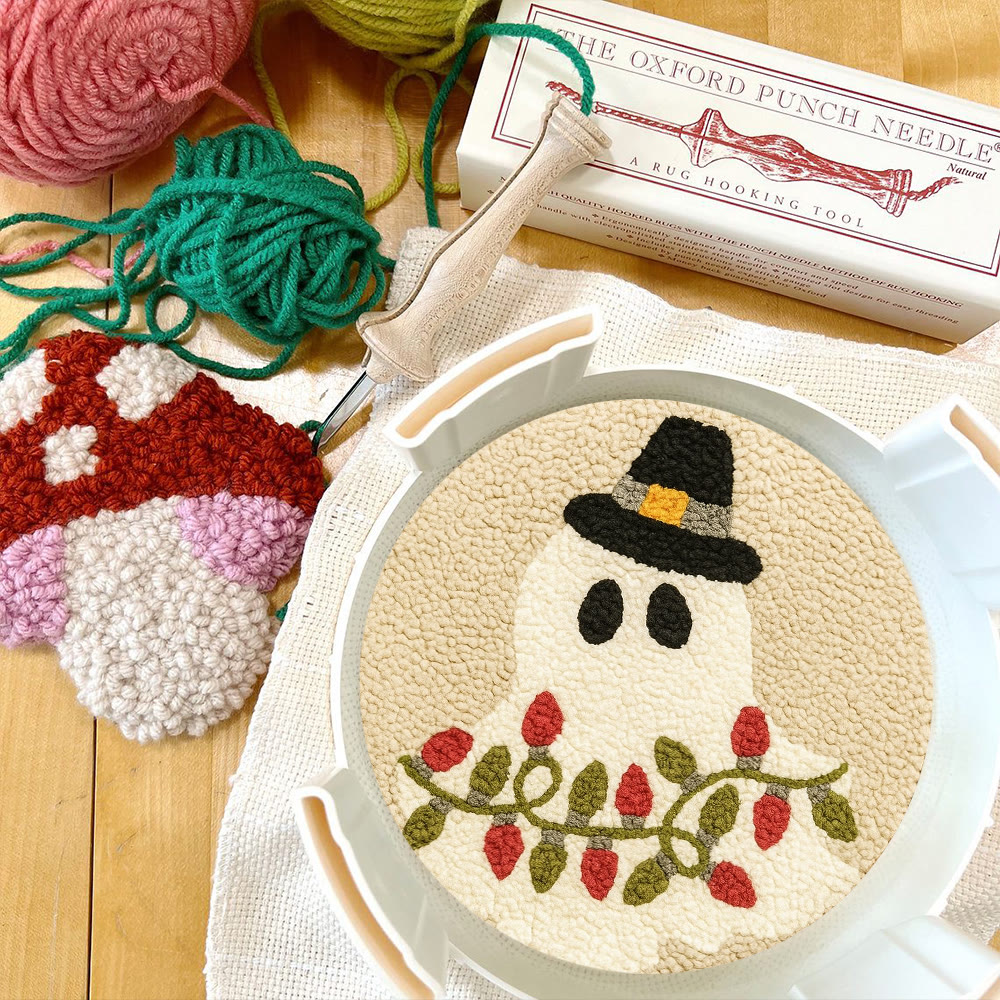 Mysterious Ghost Punch Needle Kit - Unique Christmas Craft | Nice Home Decor - image 8