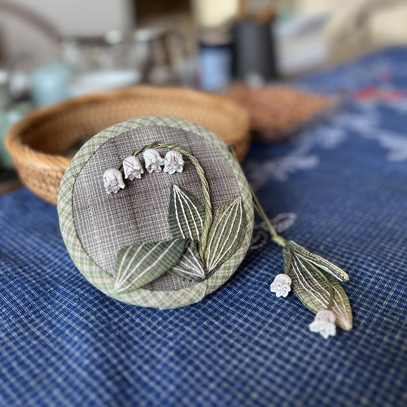 Handmade Mini Coin Purse Kit | Diy Floral Handicraft |  Nice Gifts For Mom - Green - image 8