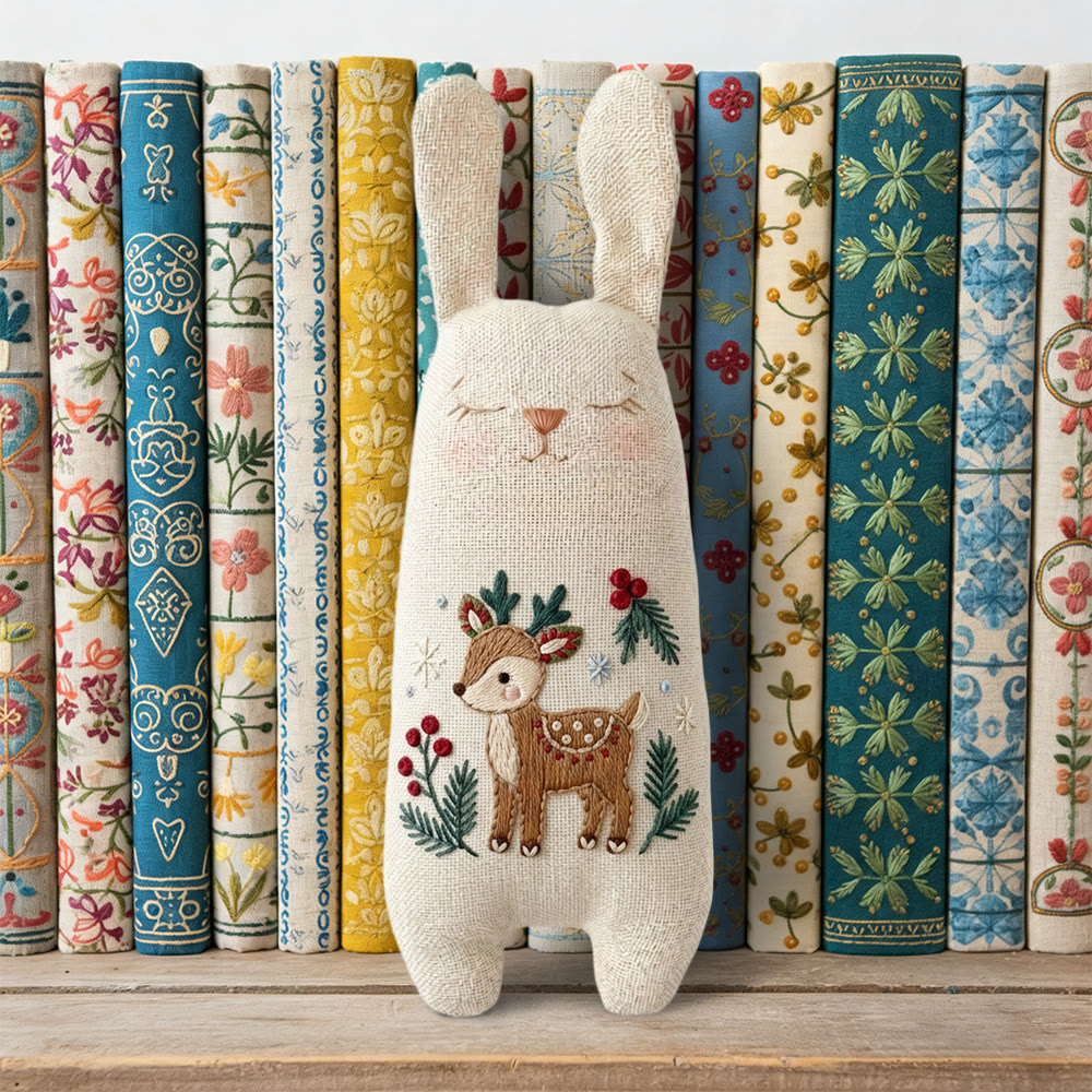 Rubbyoo Bunny Toy Embroidery Kit -  Little Elk | Beginner Embroidery |  Gifts For Children  - image 7