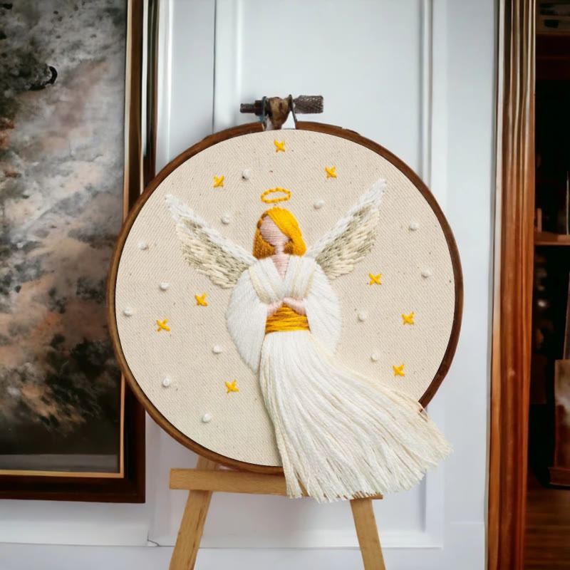 Rubbyoo Embroidery Kit - Christmas Angel | Winter And Christmas Craft | Holiday Ornaments Collection - image 7