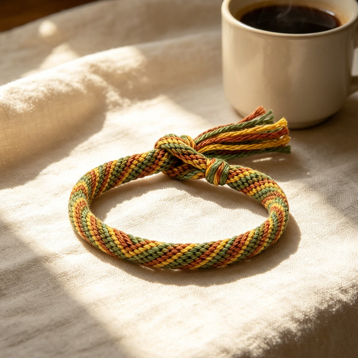 Rubbyoo Kumihimo Bracelet Kit - Autumn Trail  | Keepsake Gift For Mom | Easy Handmade Craft For Beginner - image 5