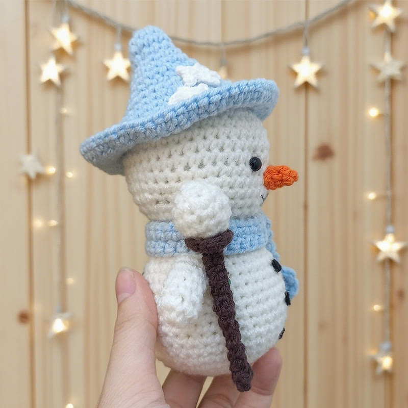 Diy Handmade Magic Snowman Crochet Kit -  Christmas Tree Hanging Decor |  Winter Handmade Craft - image 3