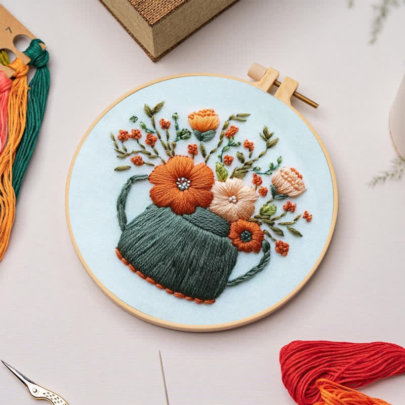 Rubbyoo Embroidery Kit - Tea Leaves - image 4