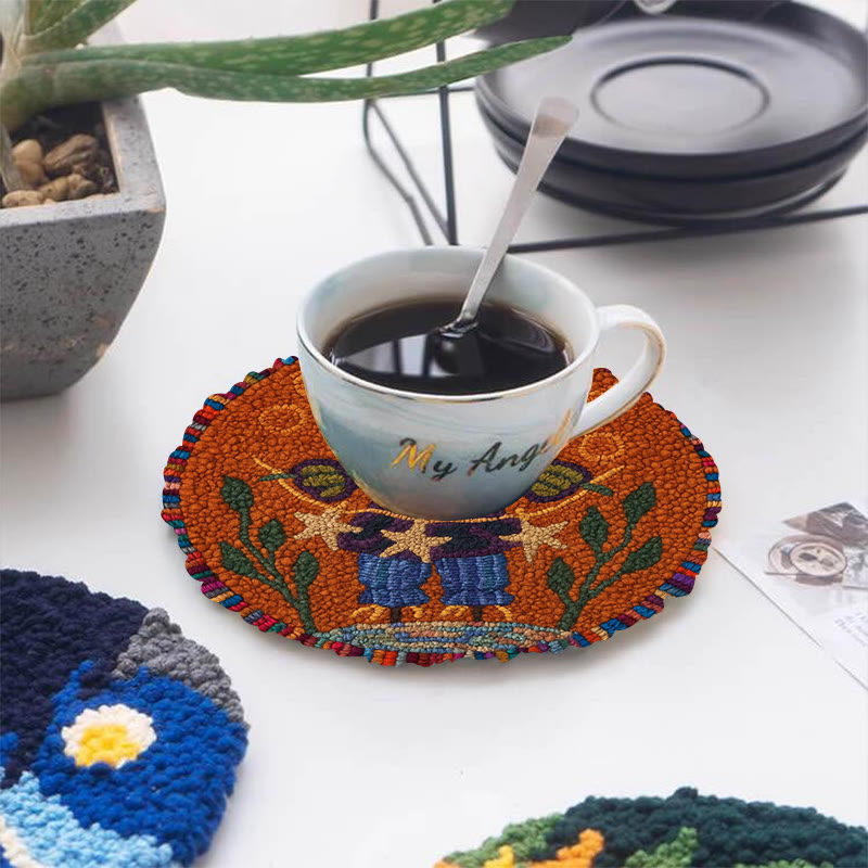 Pumpkin Scarecrow Punch Needle Kit - Creative Holiday Craft | Nice Gift For Home Decor - image 11