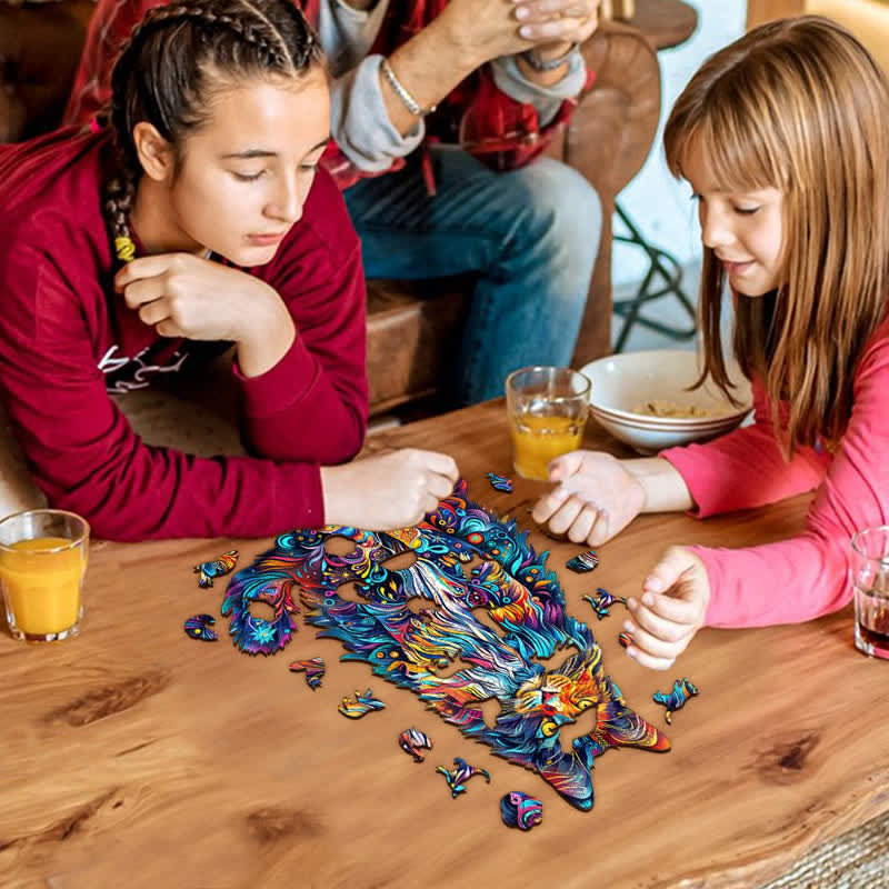 Maine Cat - Wooden Jigsaw Puzzle