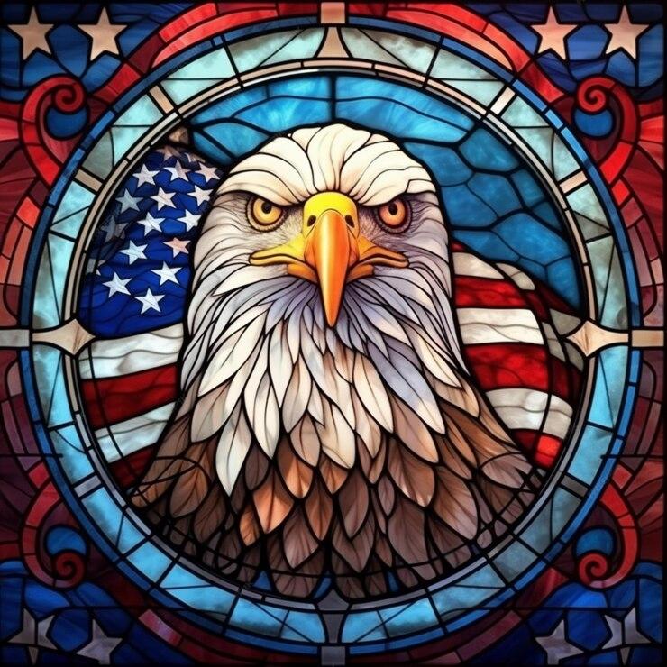 American Eagle - Wooden Jigsaw Puzzle