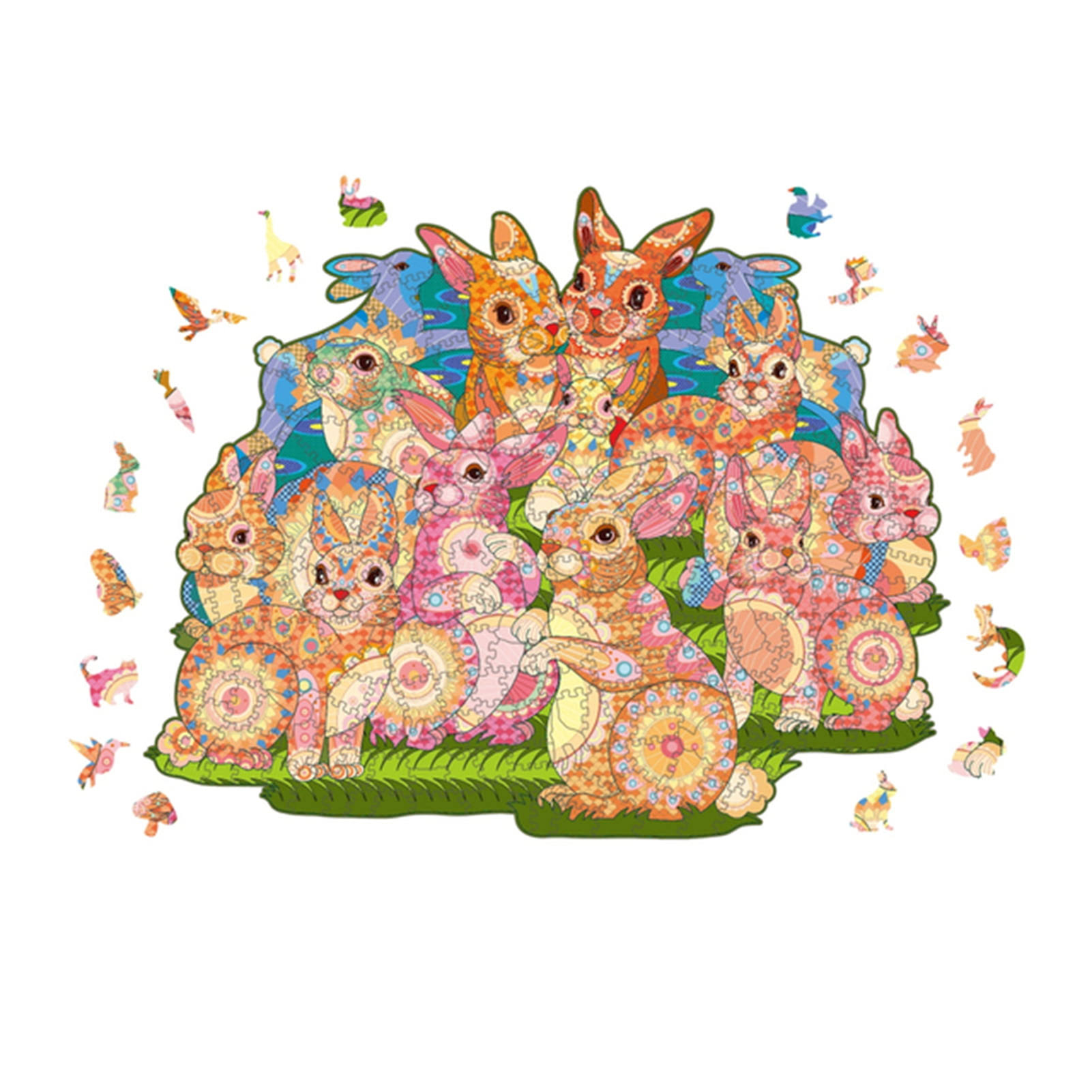 Easter Bunny - Wooden Jigsaw Puzzle