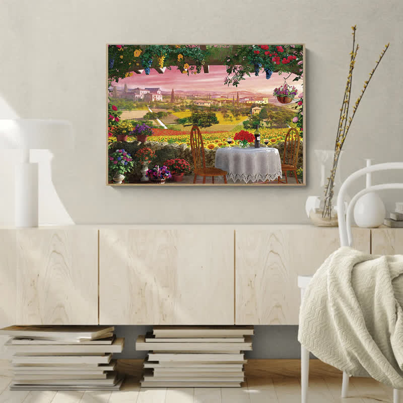 Rubbyoo Tuscany Hills - Wooden Jigsaw Puzzle