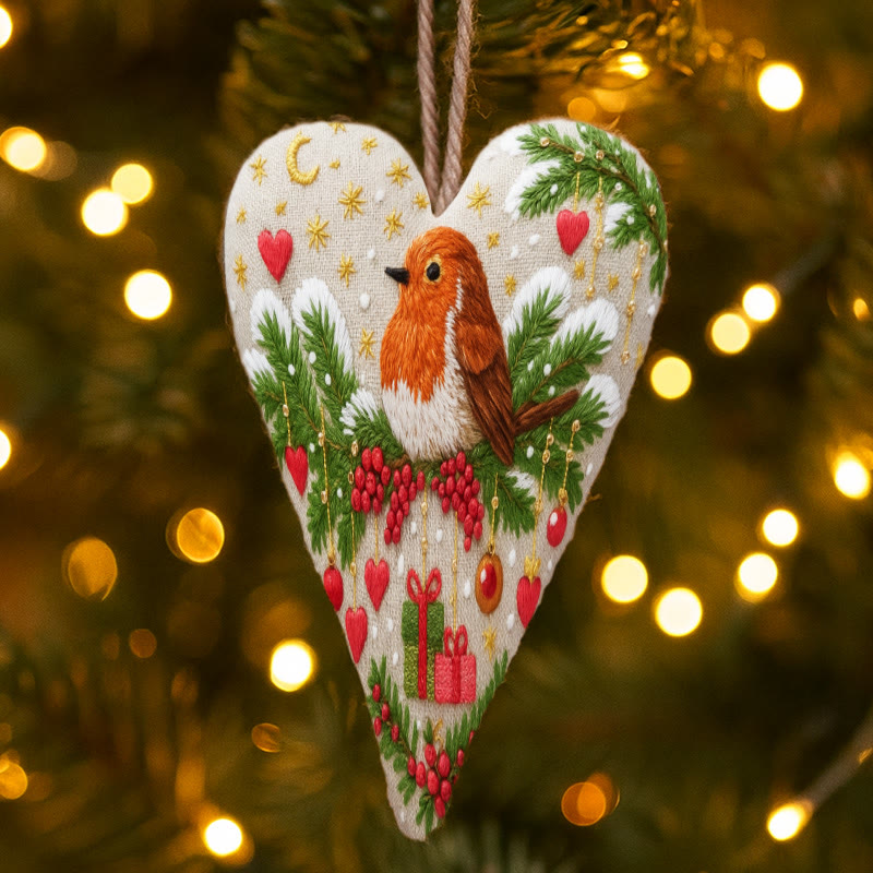 Rubbyoo Heart Embroidery Kit - Lovely Bird | Handmade Christmas Gift | Perfect For Diy Beginner - image 7