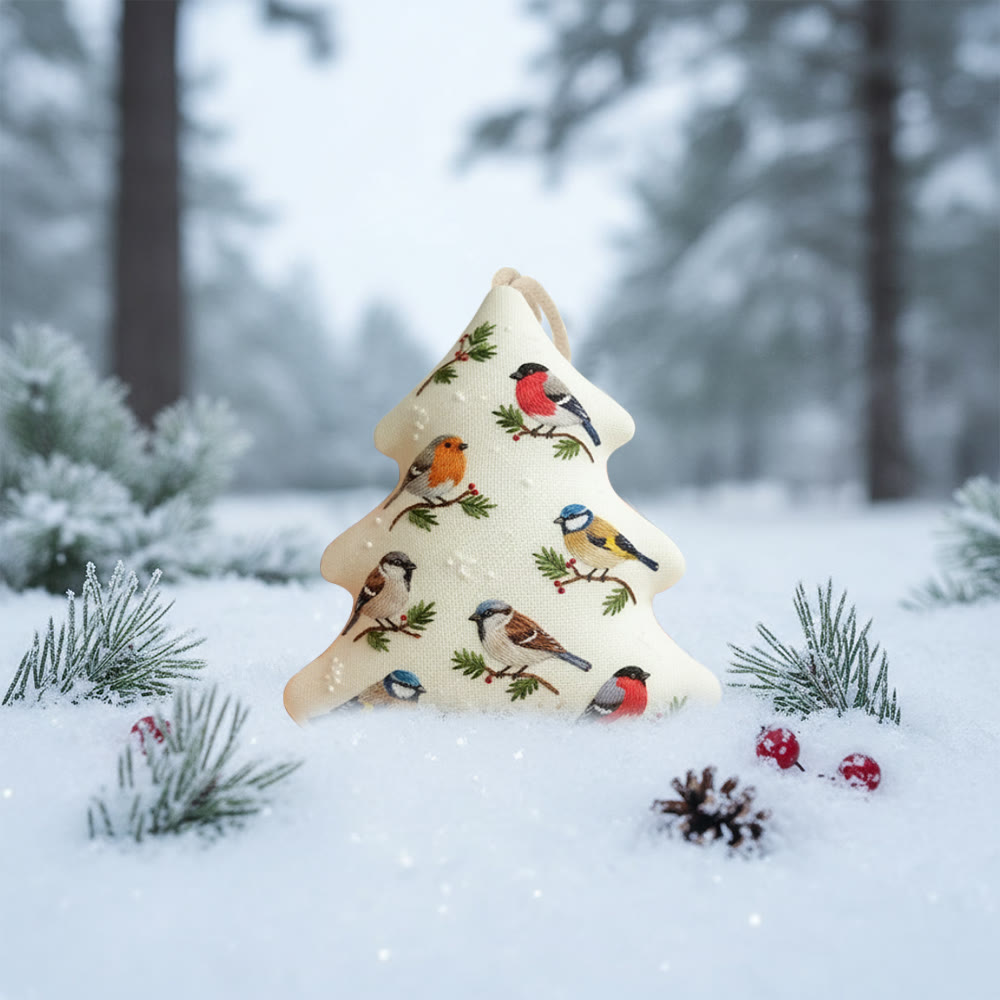 Rubbyoo Tree-shaped Embroidery Kit - Bird Party | Animal Creative Craft | Perfect For Hanging Decor - image 10