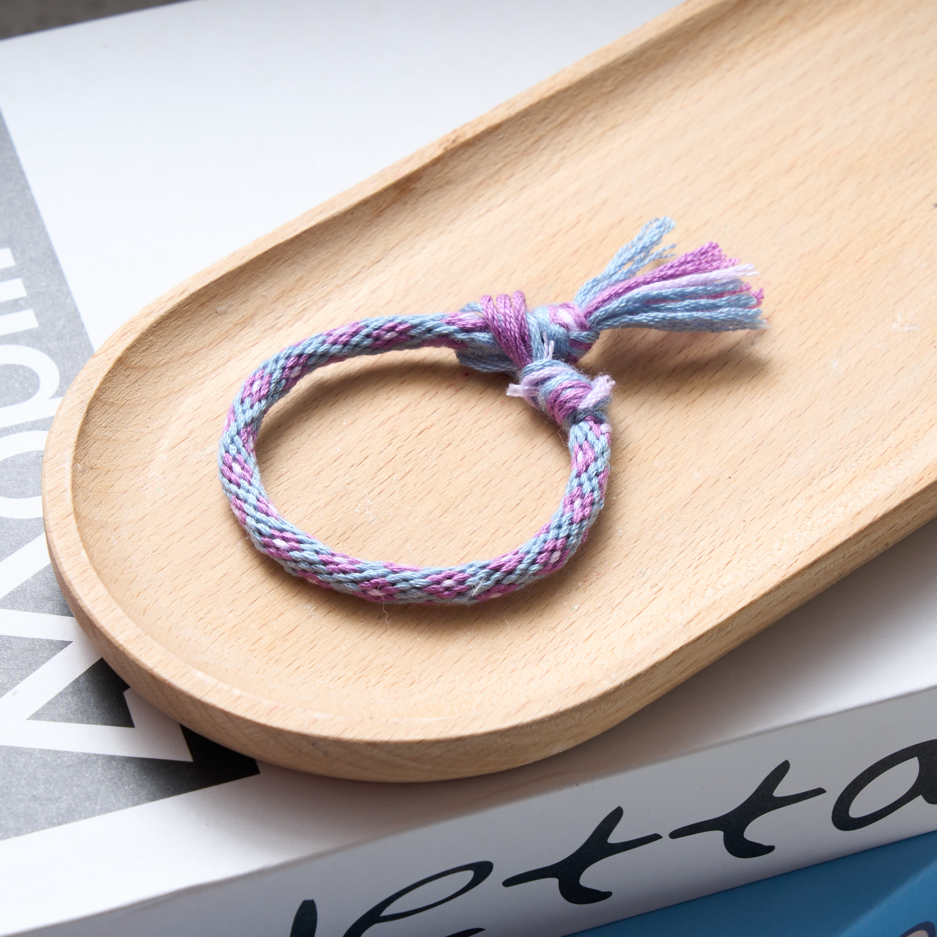 Rubbyoo Kumihimo Bracelet Kit - Lavender | Purple Warm Atmosphere | Delicate Accessory For Girls - image 3